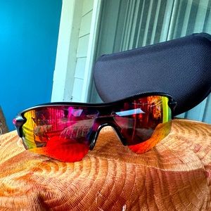 Oakley Radar Lock Prizm Orange & Blue Lens Sunglasses